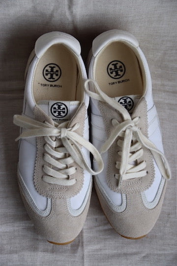Tory Burch Cream Sneakers