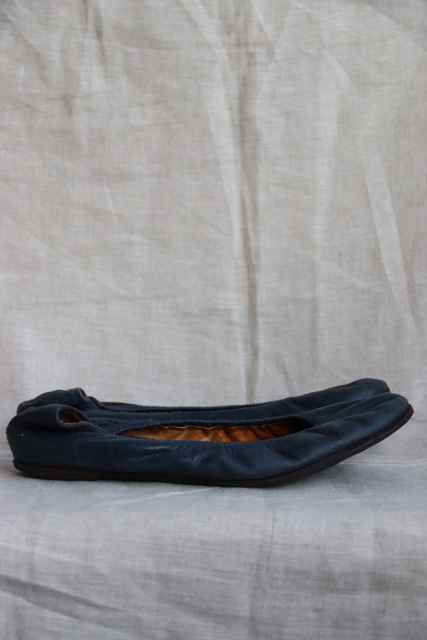 Lanvin Blue Leather Ballet Flats - 10