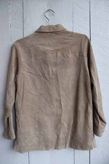 Vintage Rafaella Sport Tan Suede Coat