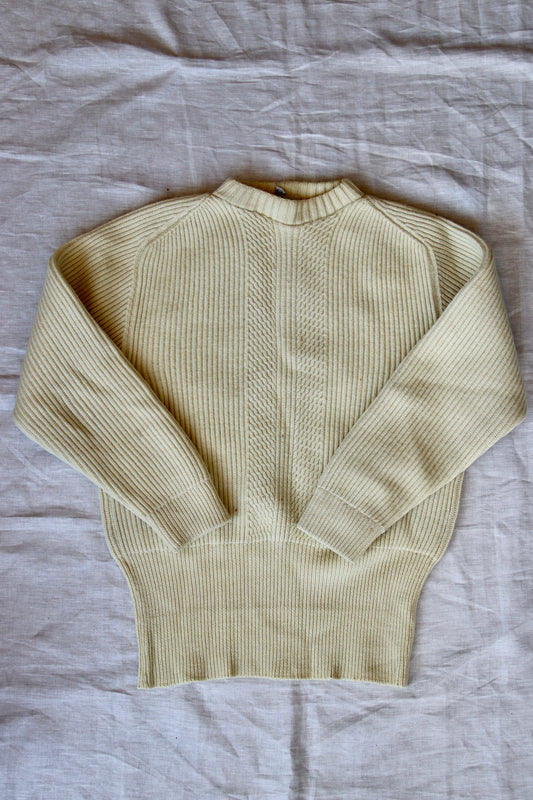 Vintage Susan Sport Store Cream Ski Sweater