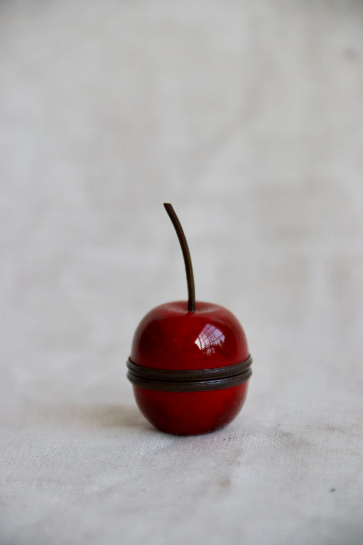 Halcyon Days Cherry Enamel Box