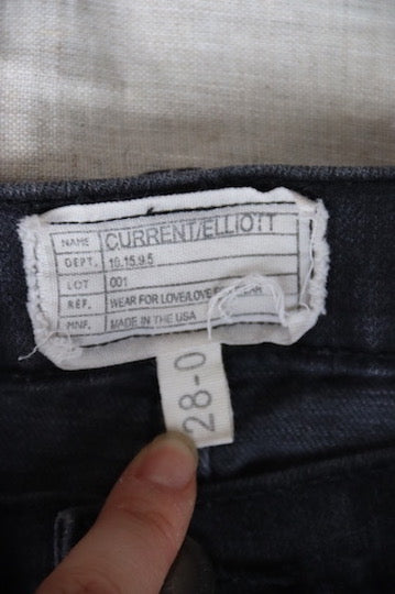Current Elliot Black Jeans