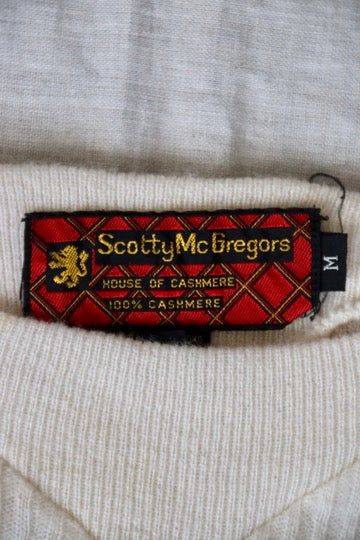 Scotty McGregors Cream Cashmere Sweater