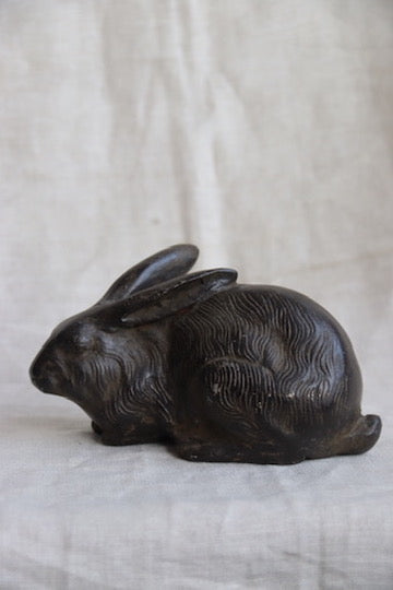Set of 2 Japanese Rabbit Sculptures