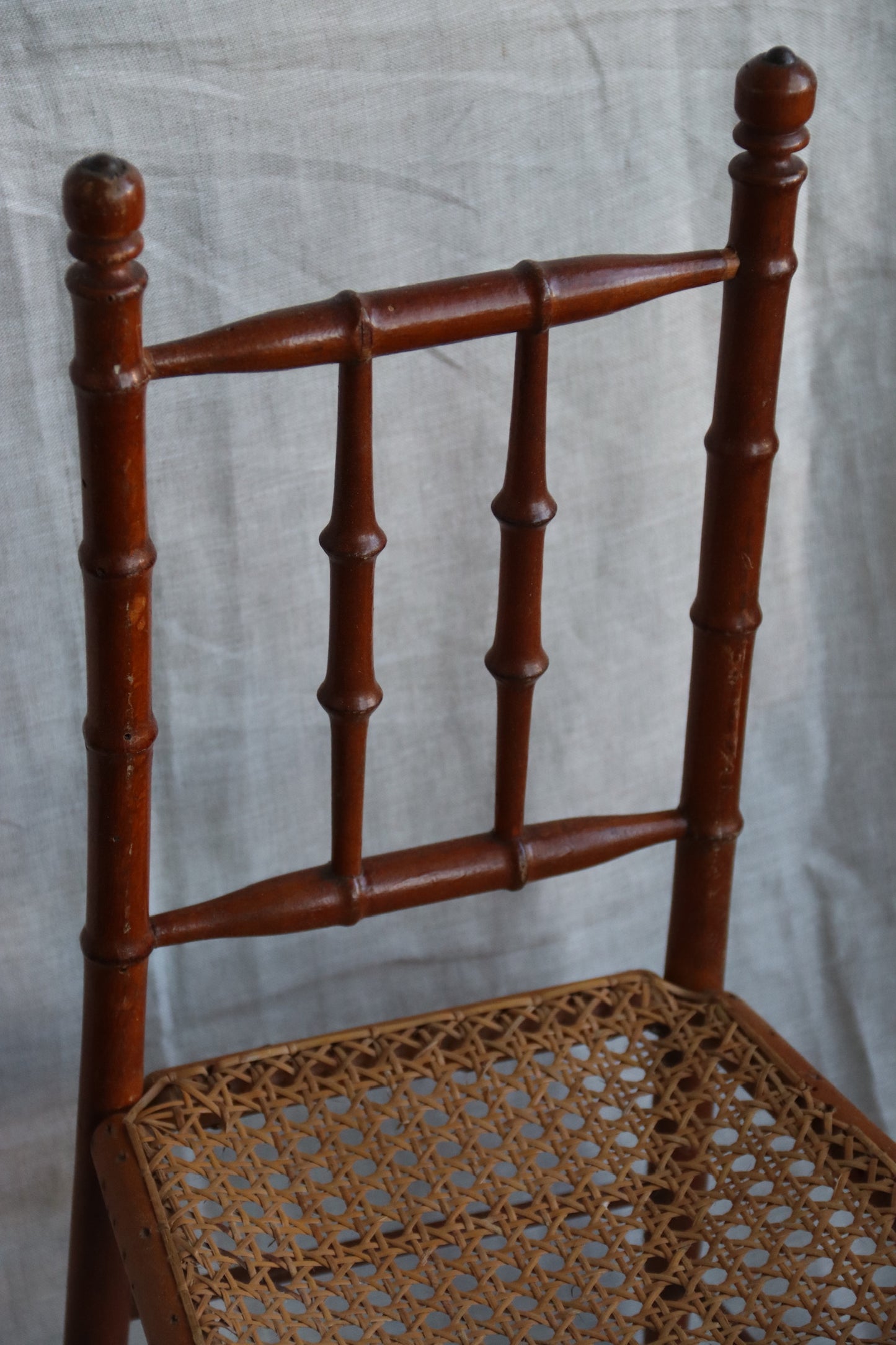 Pair of Miniature Side Chairs, 20th Century - as is