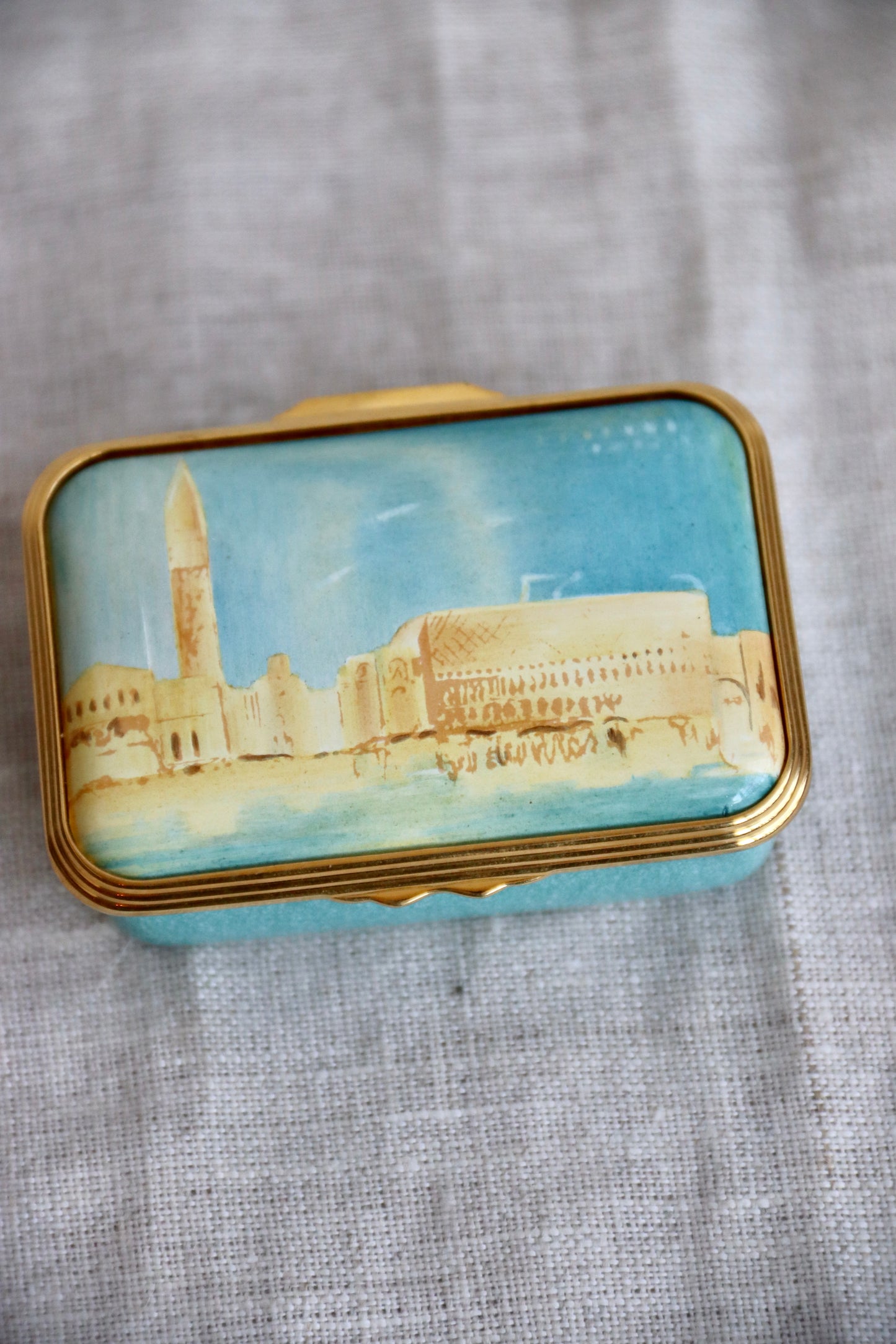 Halcyon Days J. M. W. Turner Venice Enamel Box