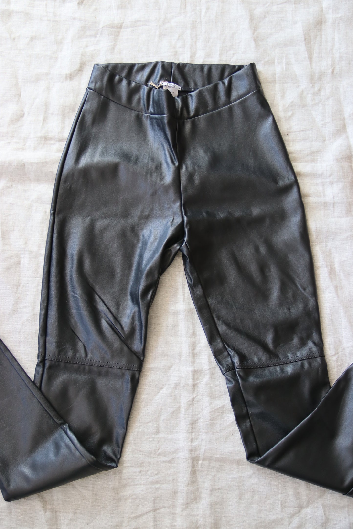 Wolford Black Leather Leggings