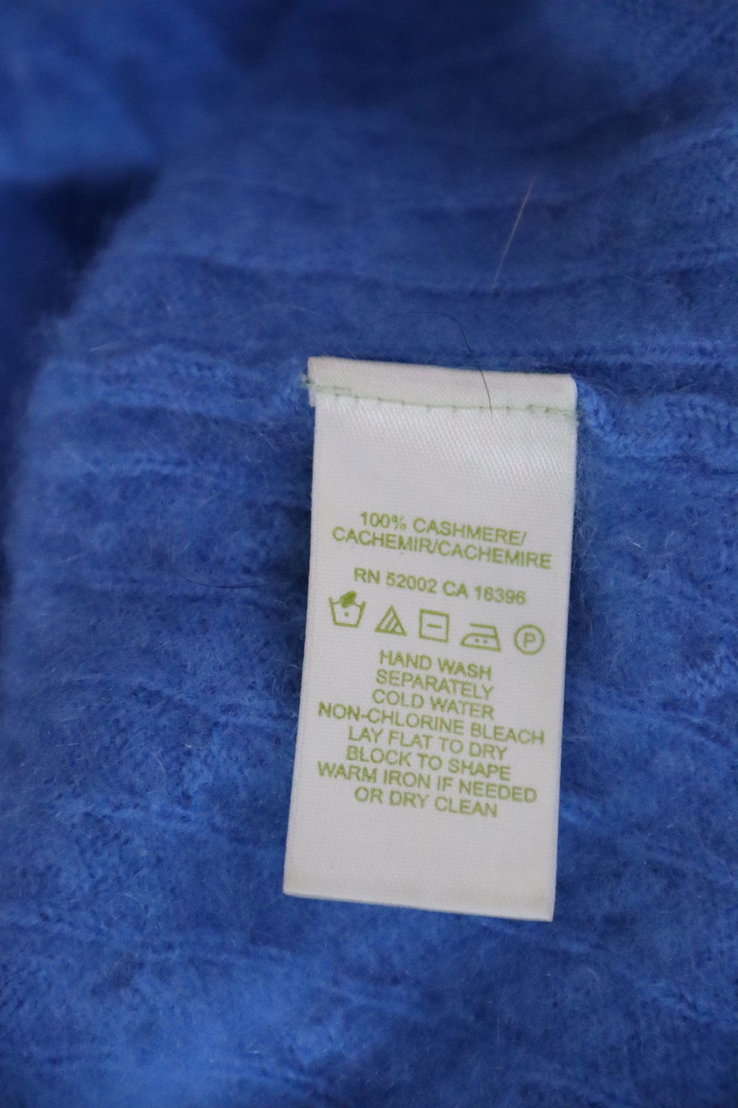 Sigrid Olsen Blue Cashmere Sweater