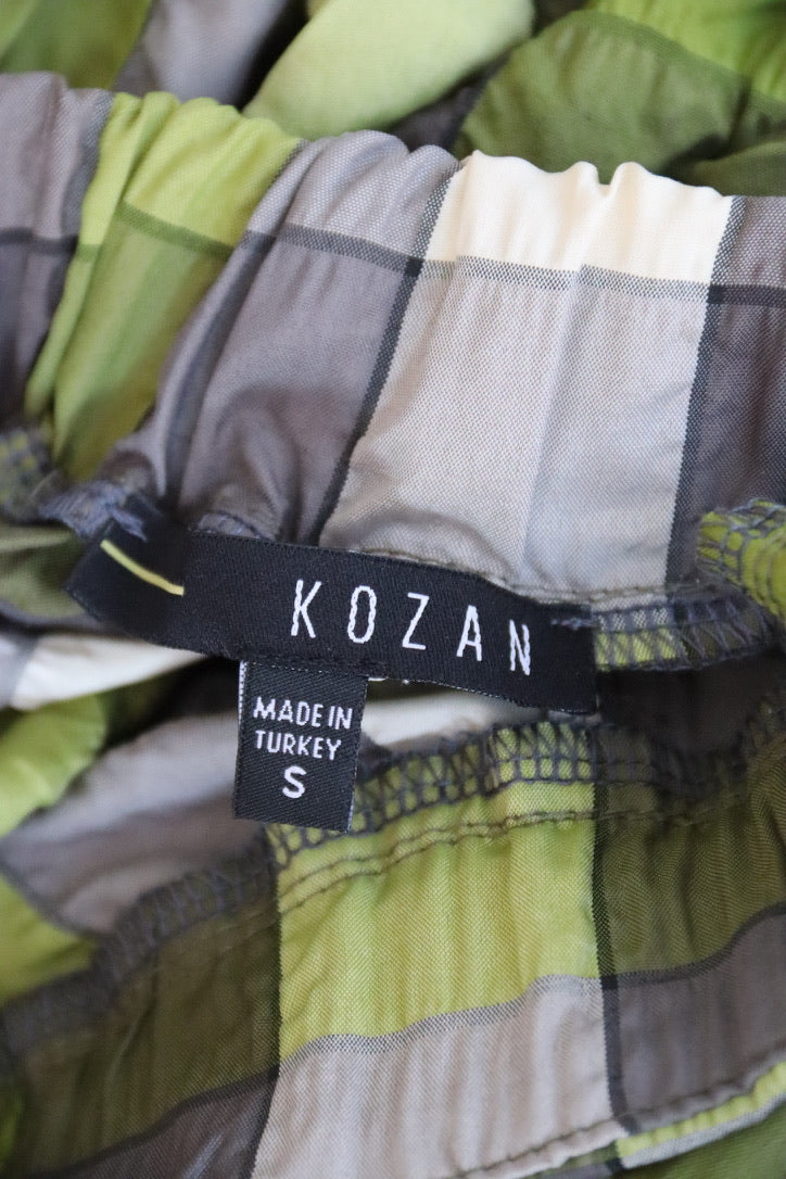 Kozan Green Checked Pants