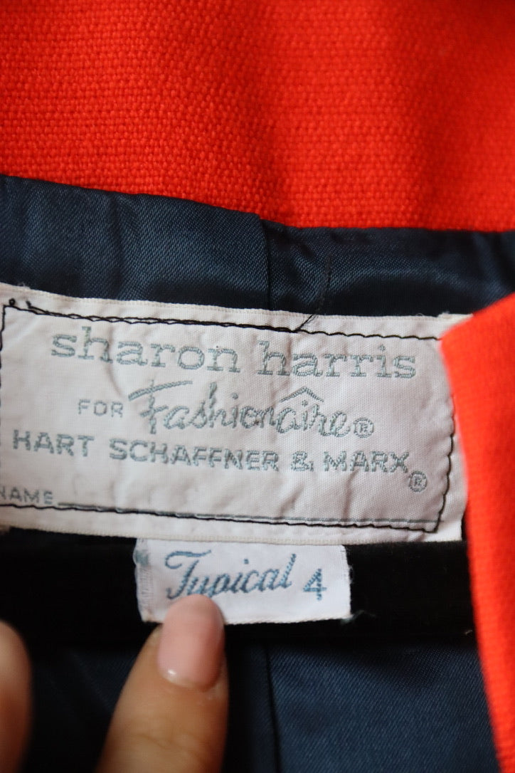 Sharon Harris for Fashionaîre Red Coat