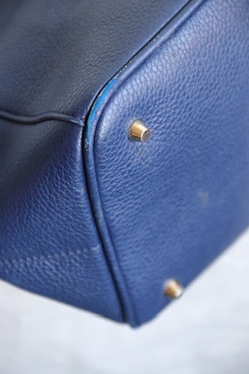 Furla Blue Leather Bag