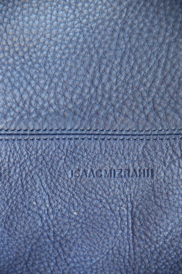 Isaac Mizrahi Blue Leather Bag