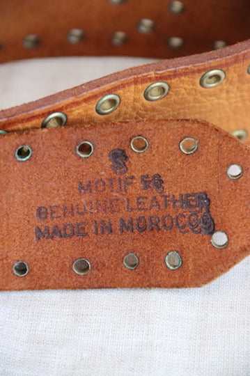 Heart Buckle Leather Belt