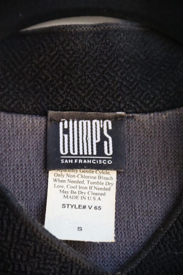 Vintage Gump's Block Print Top