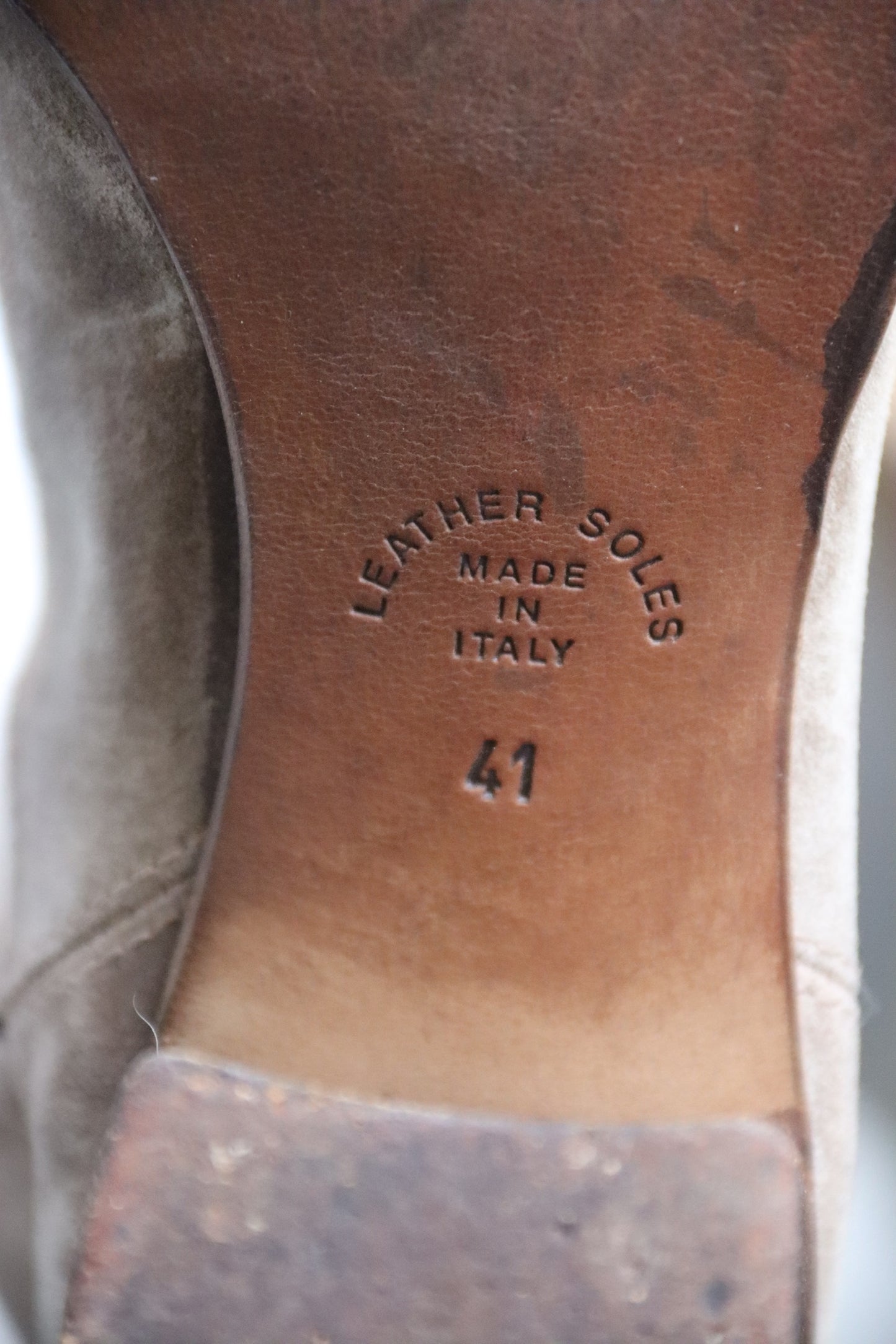 Florentini + Baker Leather Heeled Boots - 41