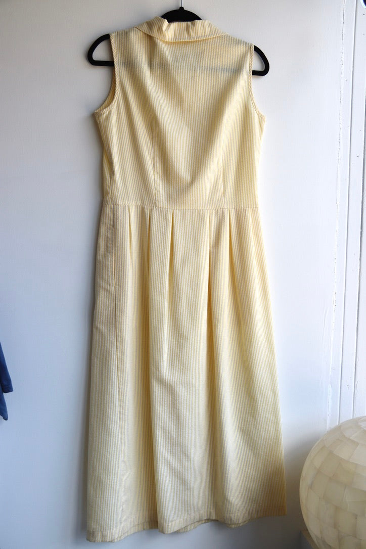 Vintage Yellow Jacket and Dress Set