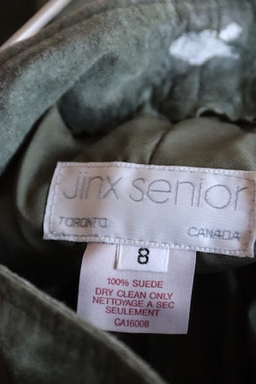 Jinx Senior Green Leather Pants