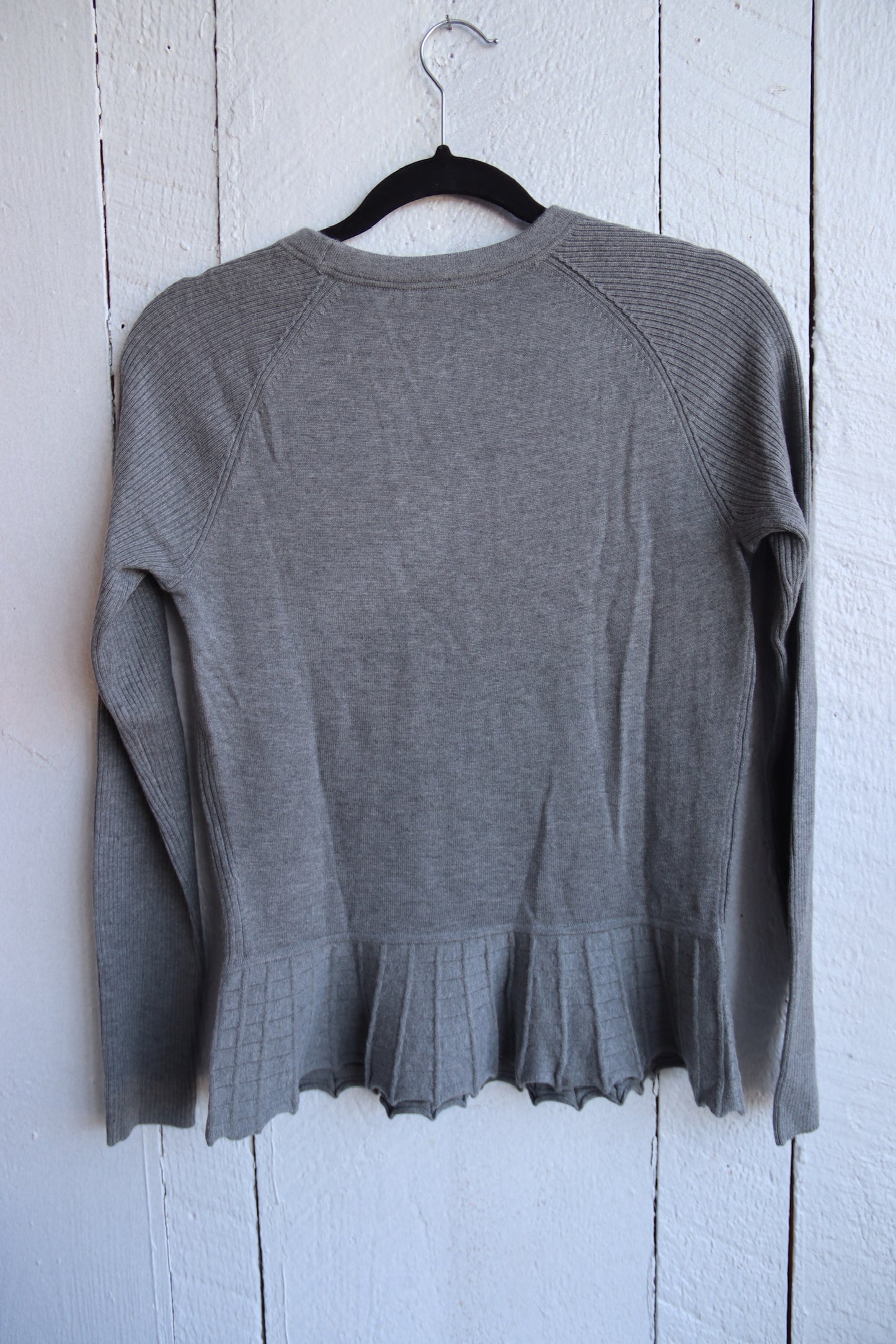 Tory Burch Grey Cashmere and Silk Sweater