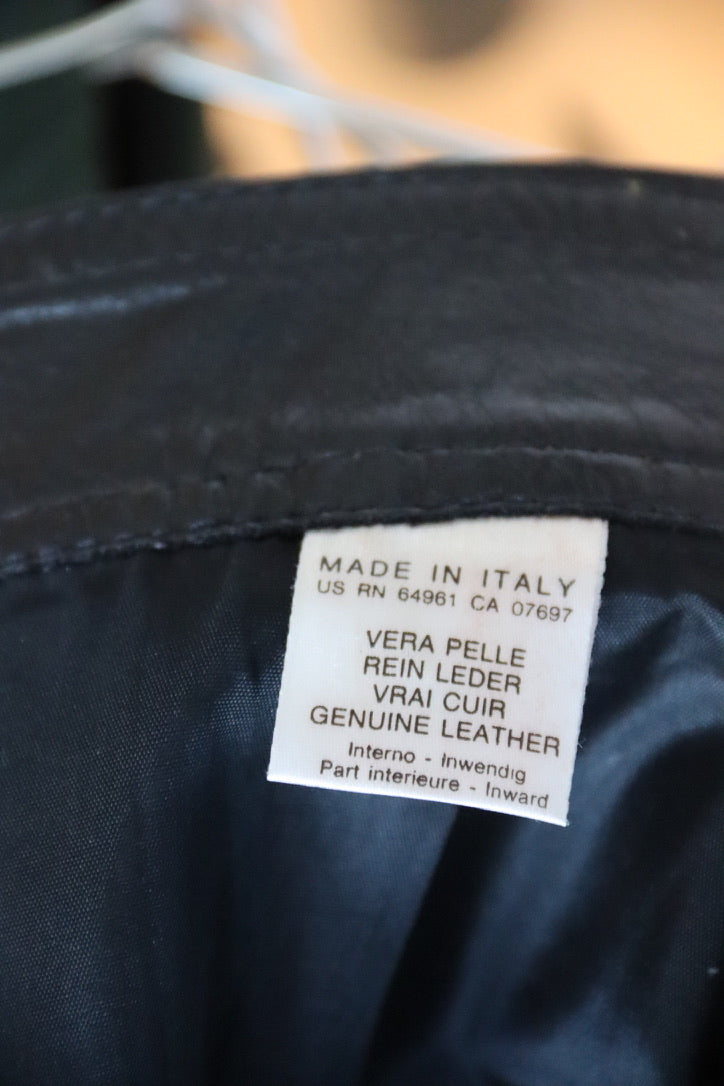 United Colors of Benetton Leather Skirt