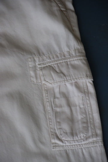 Brunello Cucinelli Men's White Cargo Pants