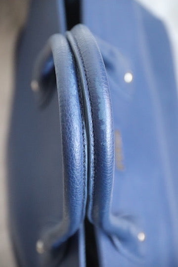 Furla Blue Leather Bag