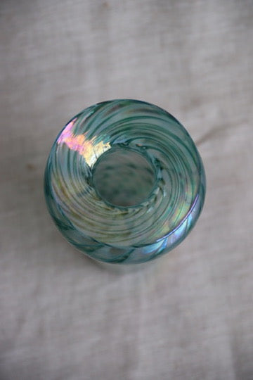 Swirled Art Glass Vase