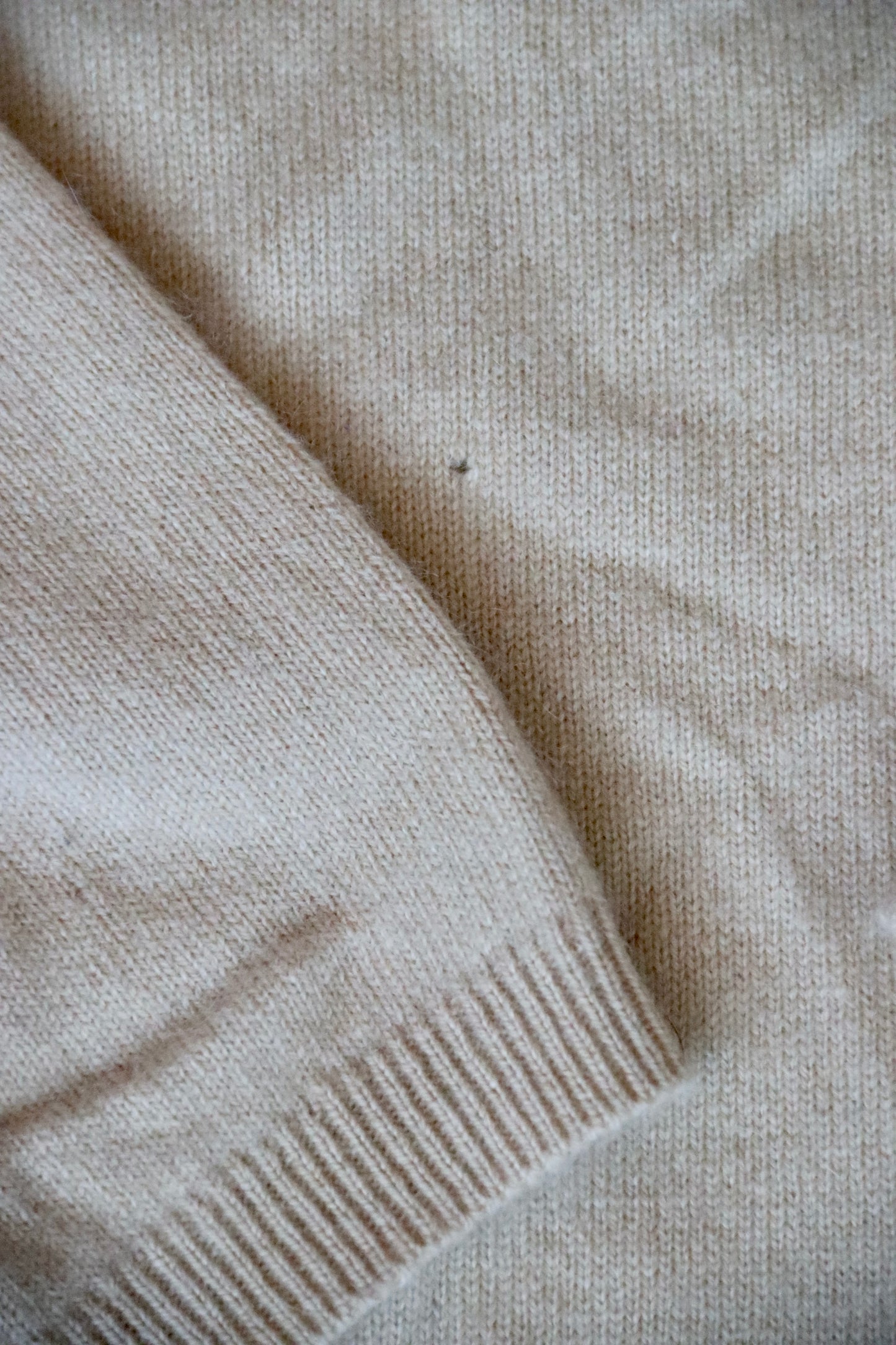 Vintage Precious Fibers Butter Yellow Cashmere Sweater