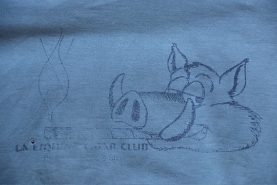 Smoking Pig Tshirt