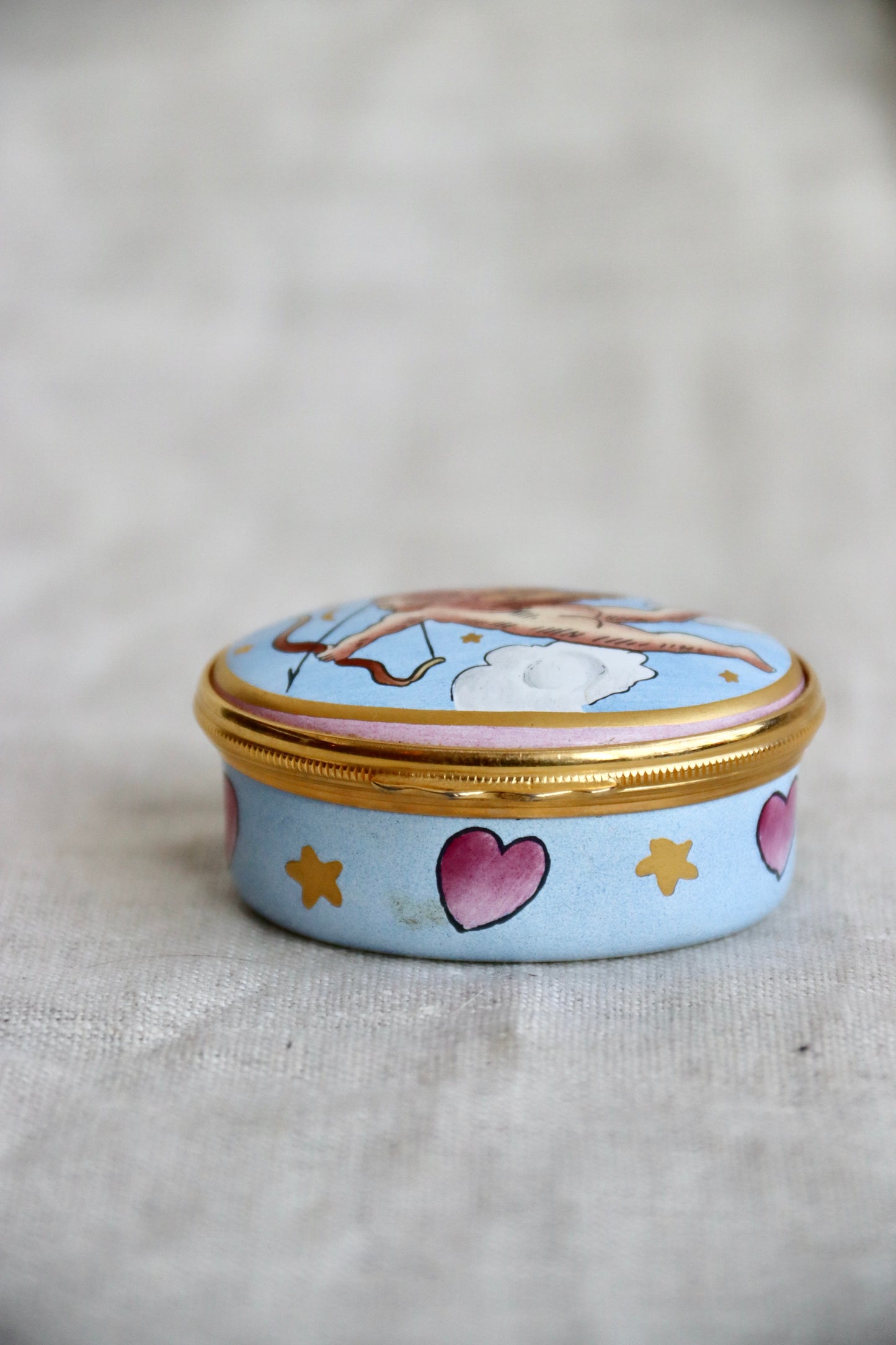 Halcyon Days and Tiffany and Co Cupid Heart Box