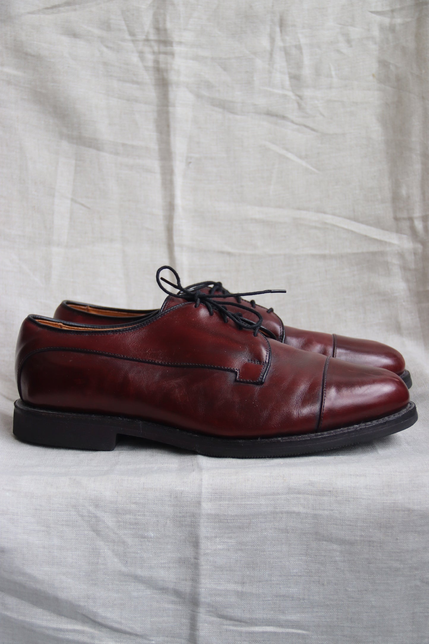 Allen Edmonds Bergland Red Brown Leather Dress Shoes - 9.5