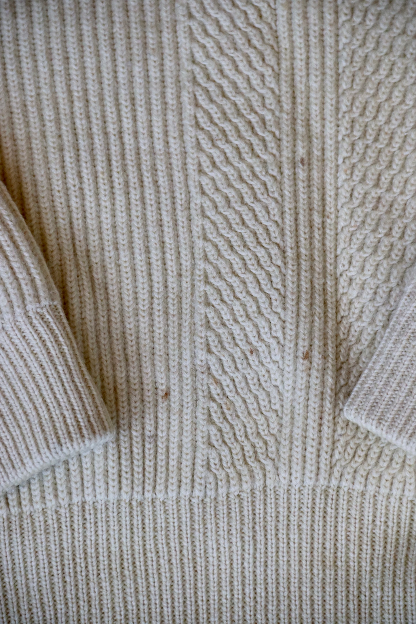 Vintage Susan Sport Store Cream Ski Sweater