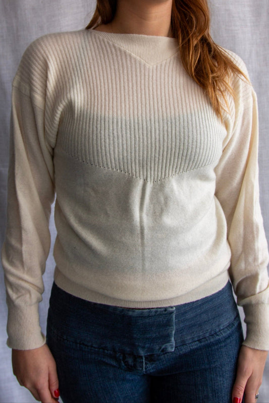 Scotty McGregors Cream Cashmere Sweater