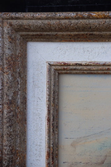 Framed abstract landscape art