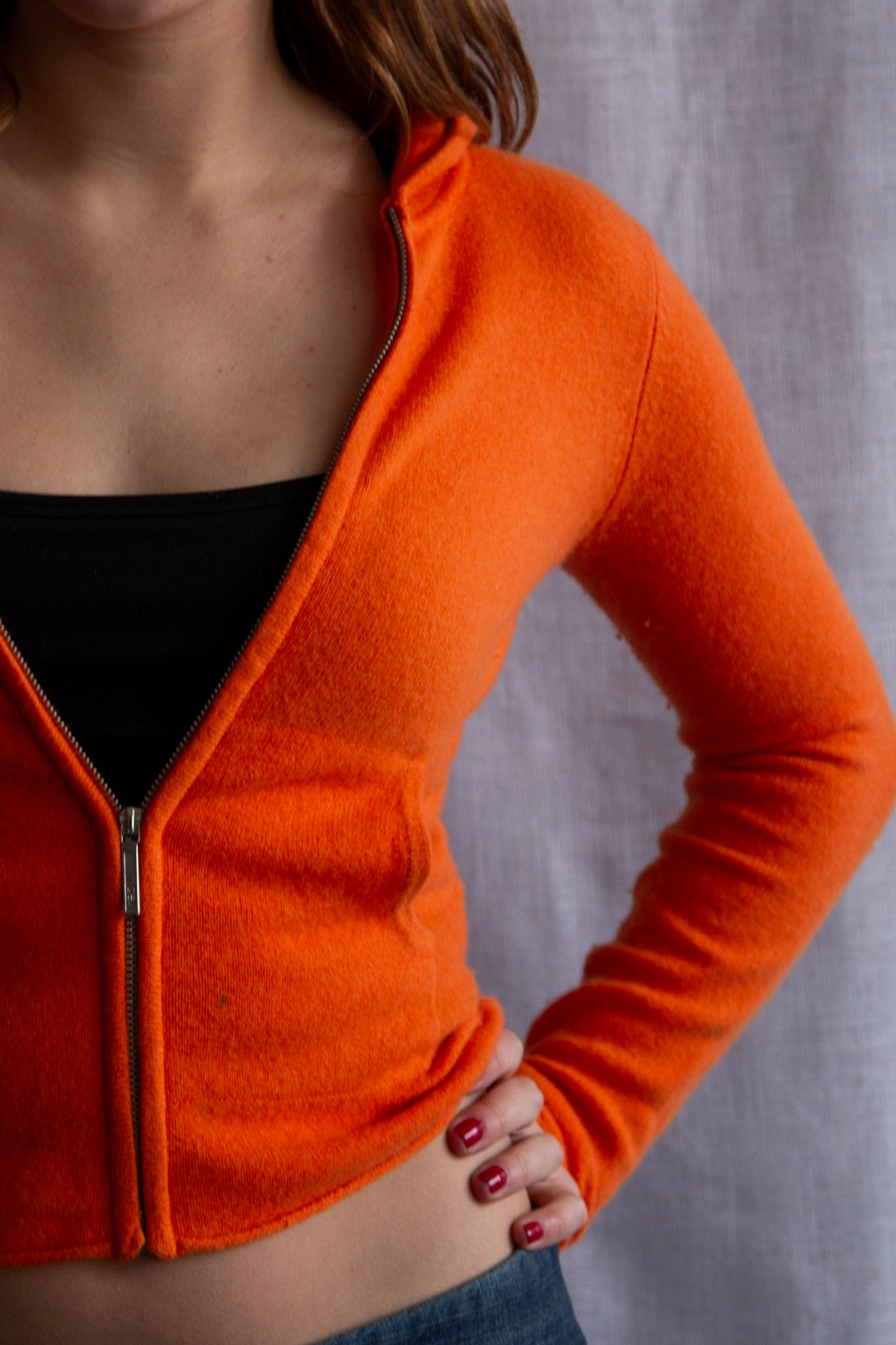 Vince Cashmere Zip Up Hoodie Sweaters