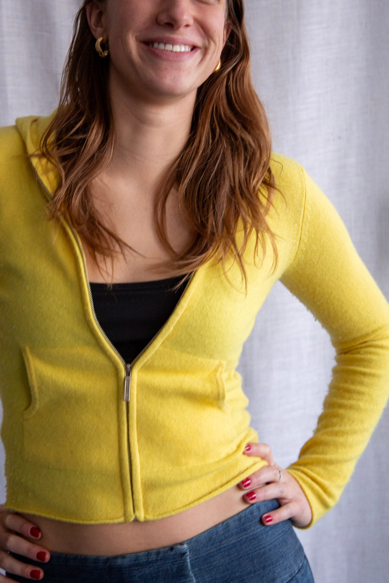 Vince Cashmere Zip Up Hoodie Sweaters