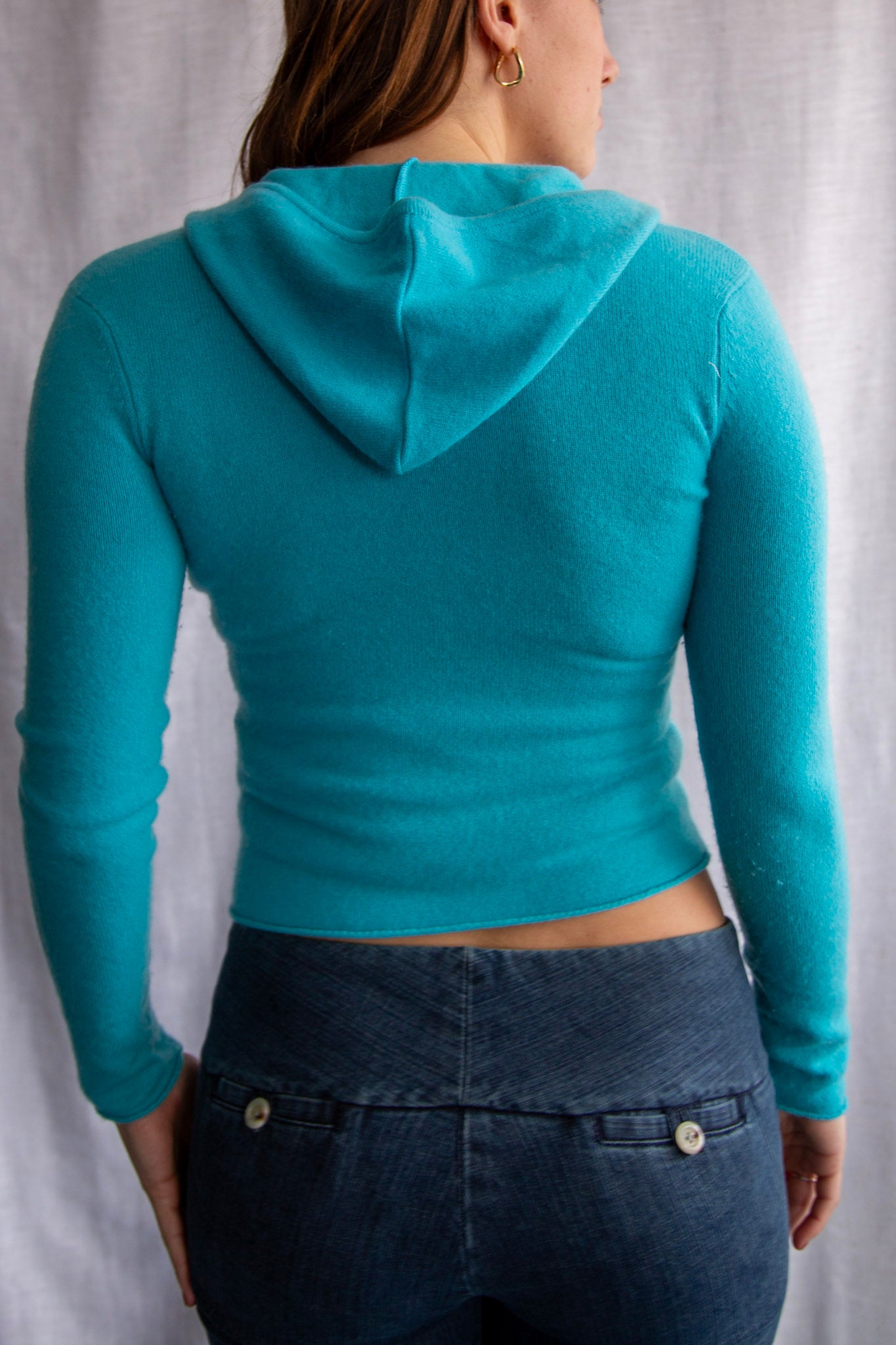 Vince Cashmere Zip Up Hoodie Sweaters