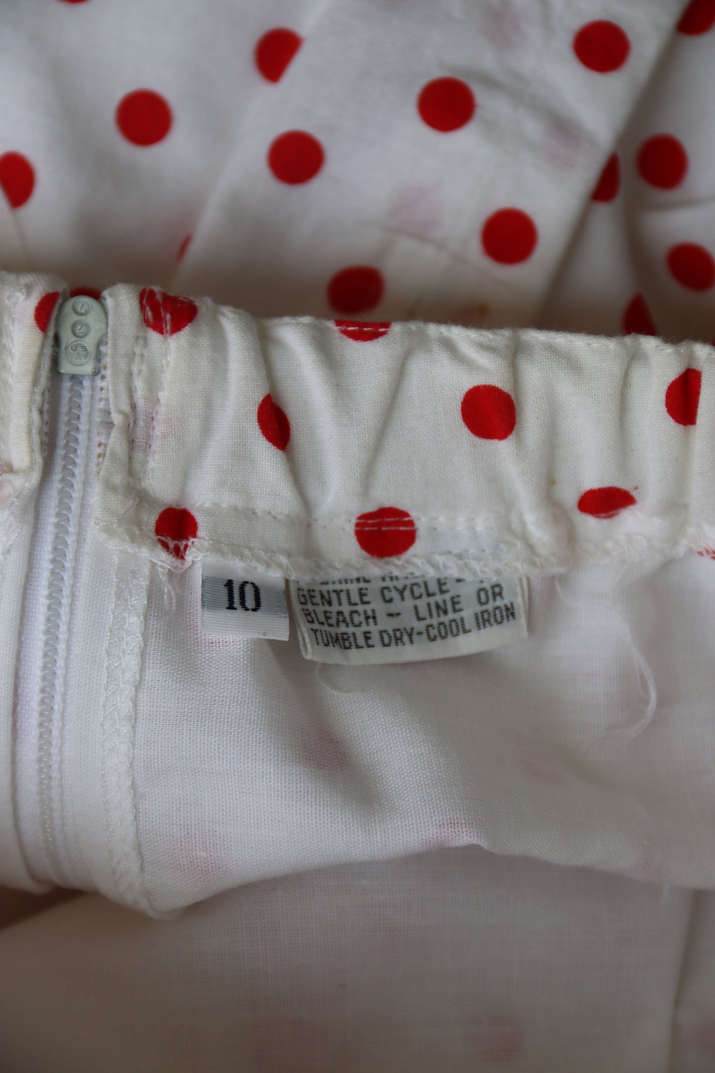 Point of View Polka Dot Skirt - 1960s