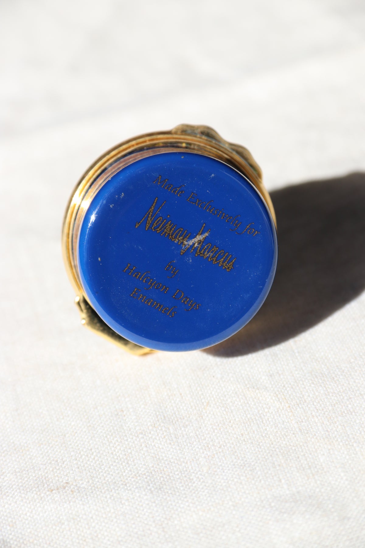 Halcyon Days and Neiman Marcus Enamel Ring Box