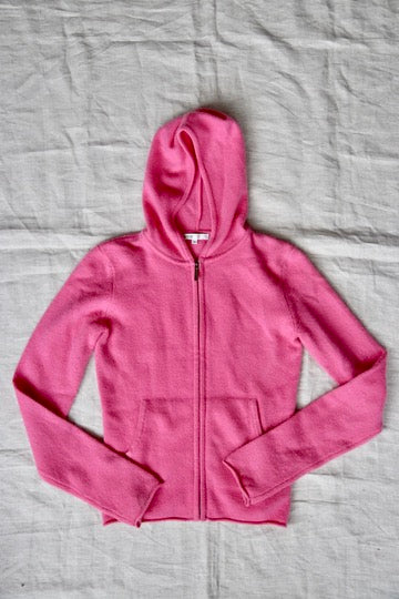 Vince Cashmere Zip Up Hoodie Sweaters