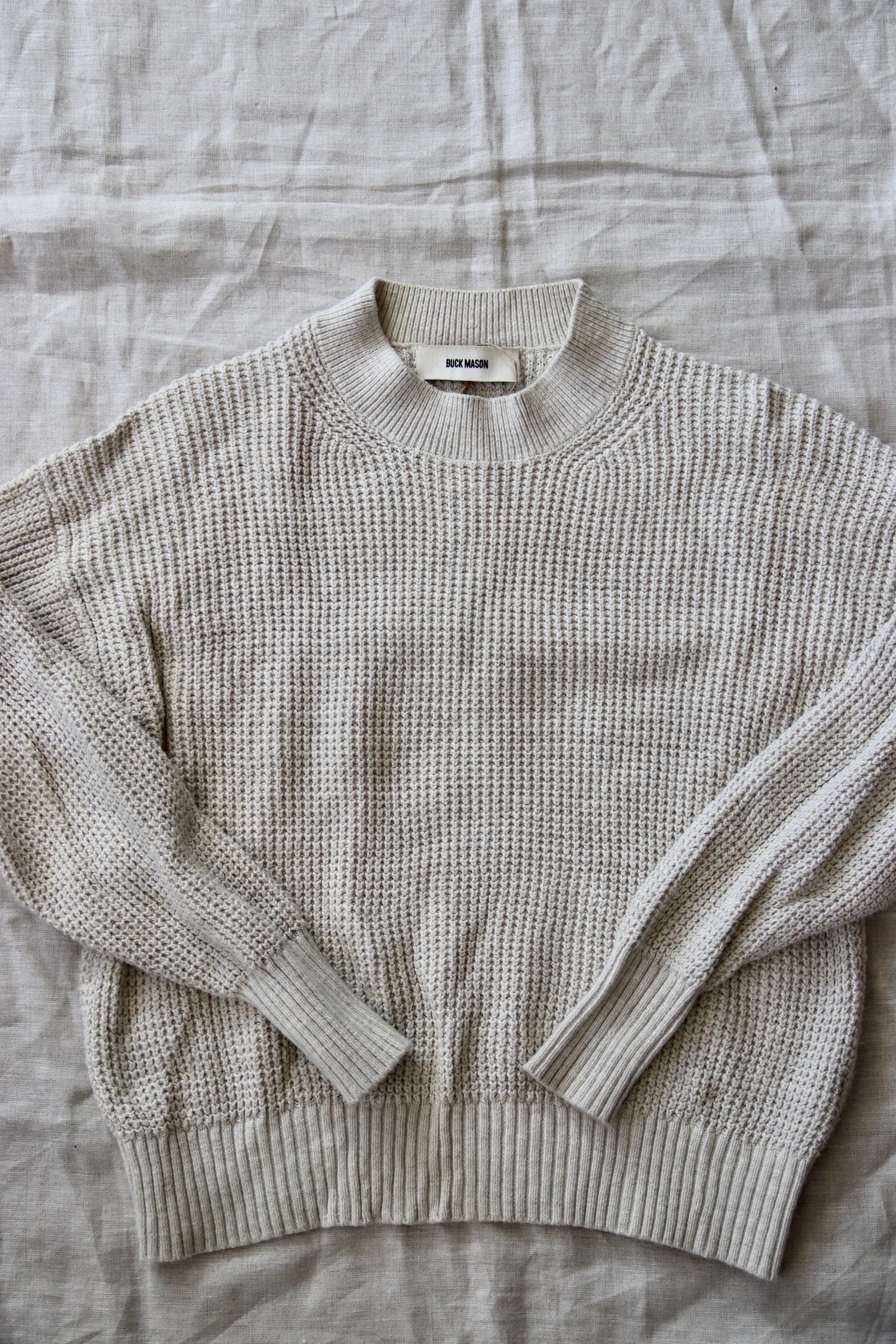Buck Mason White Sweater
