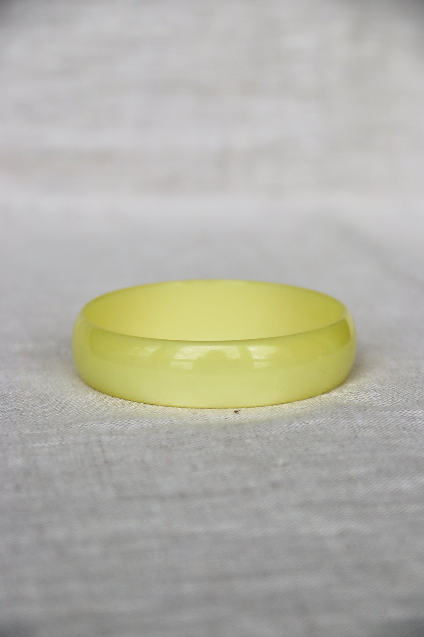Yellow Lucite Bangle