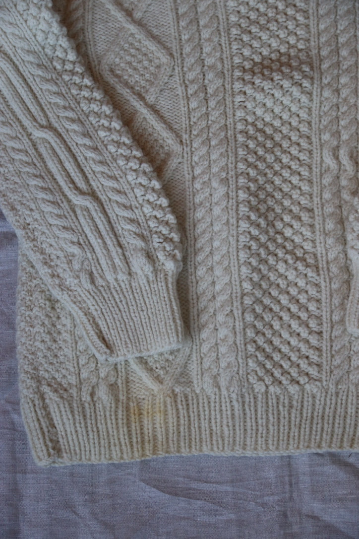 Vintage Coughlan Clan Irish Fisherman Sweater