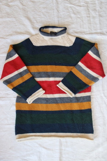 Vintage The J. Peterman Co. Striped Sweater
