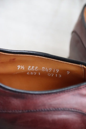 Allen Edmonds Bergland Red Brown Leather Dress Shoes - 9.5