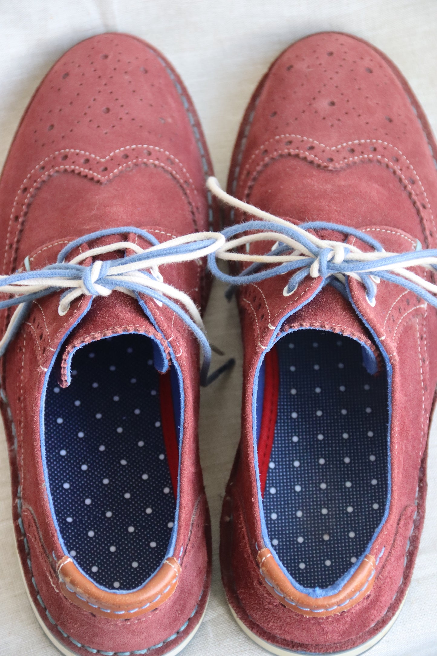Ted Baker Maroon Suede Dress Shoes - 8.5