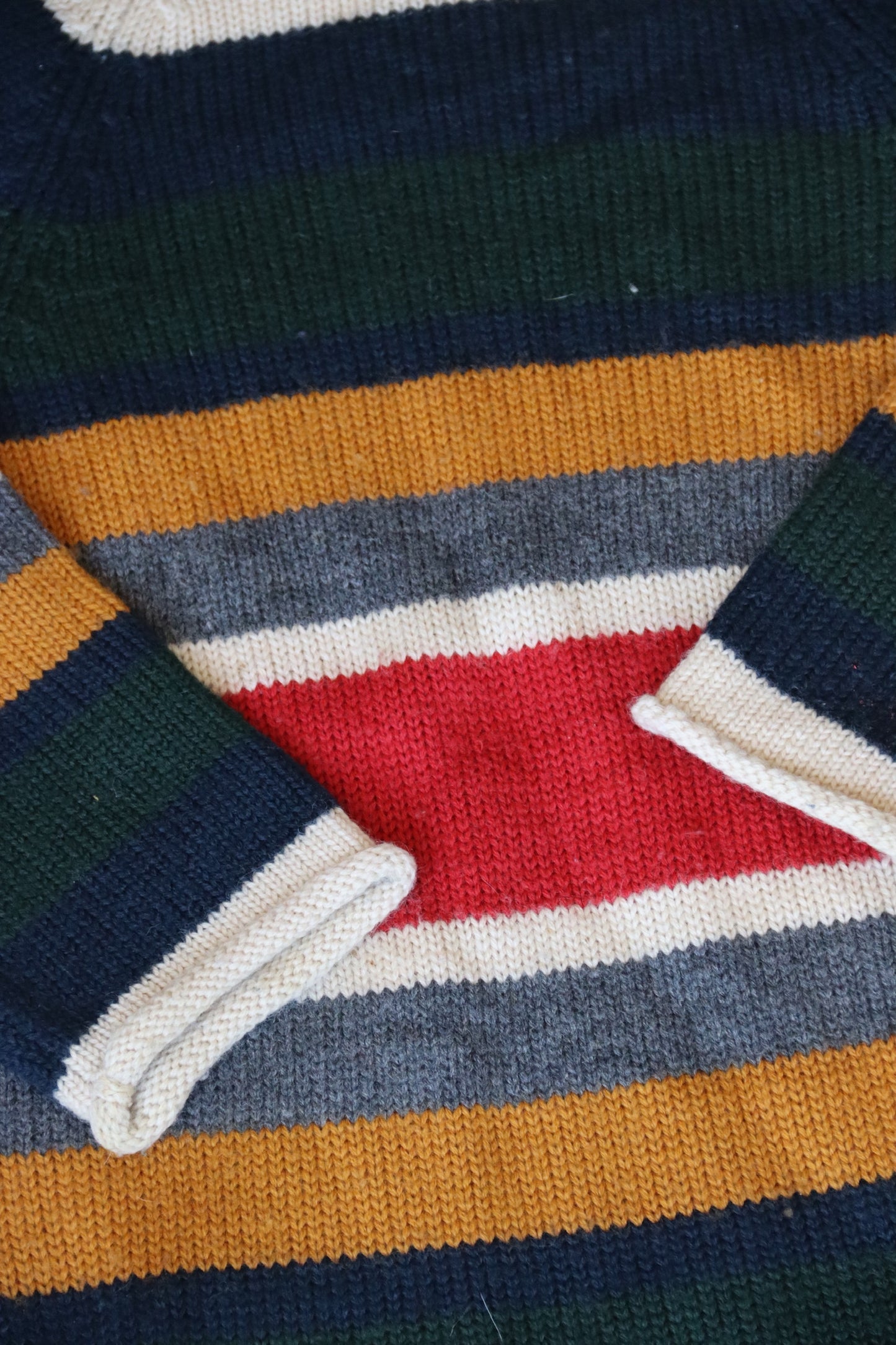 Vintage The J. Peterman Co. Striped Sweater