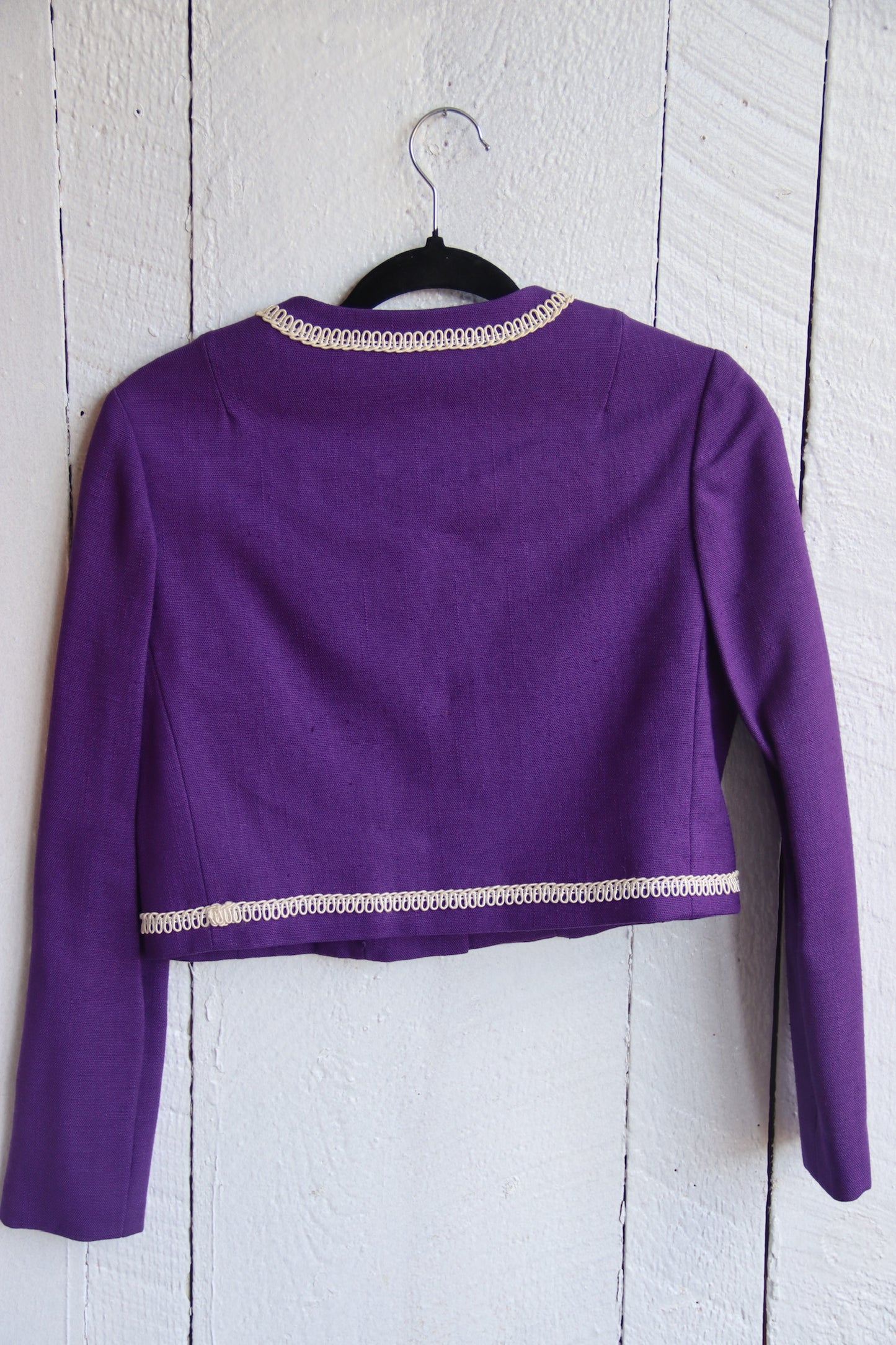 Vintage 1960s Youth Guild Soutache Trim Jacket