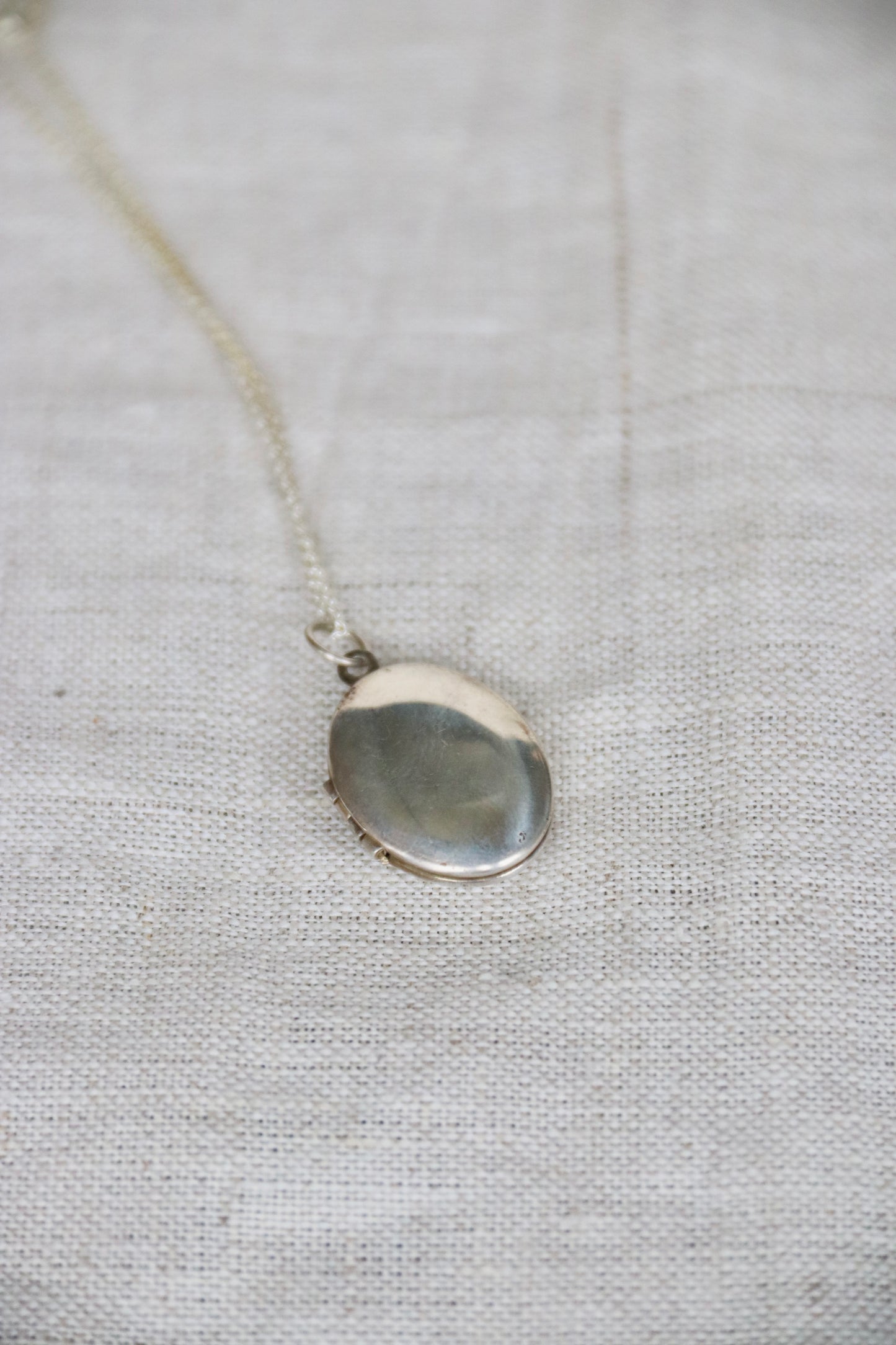 Sterling Silver Mother and Child Locket Pendant