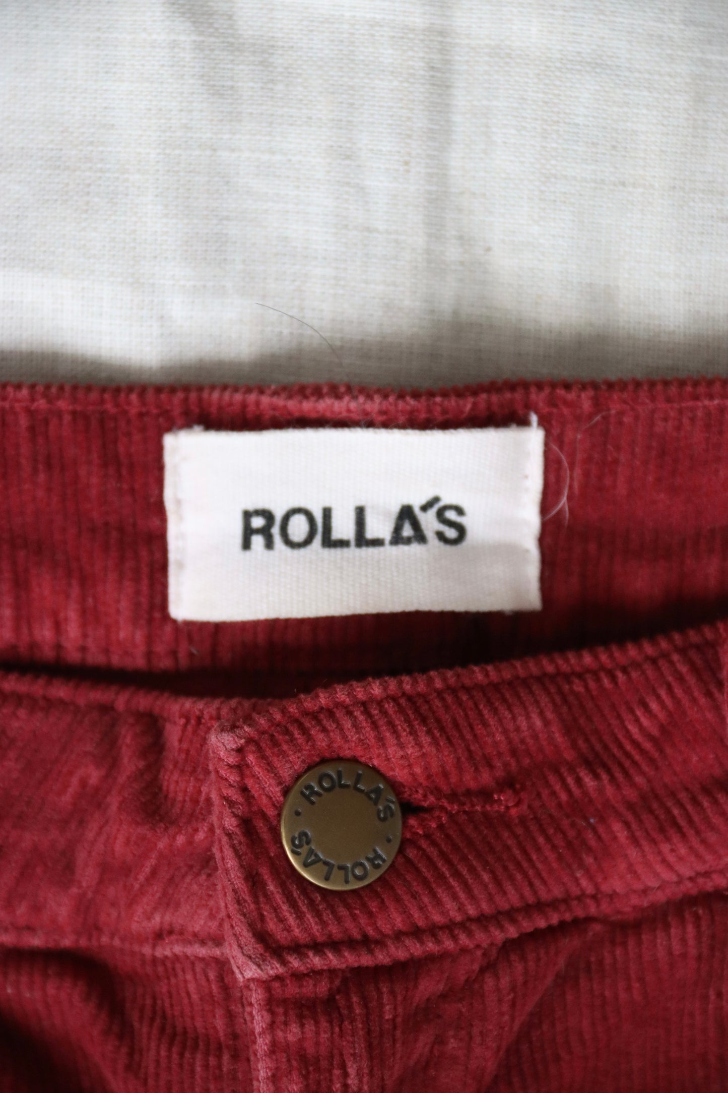 Rolla’s Red Corduroy Jean Pants