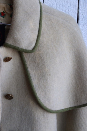 Vintage Weatherproof Loden Wool Coat